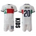 Cheap Portugal Joao Cancelo #20 Away Football Kit Children World Cup 2022 Short Sleeve (+ pants)